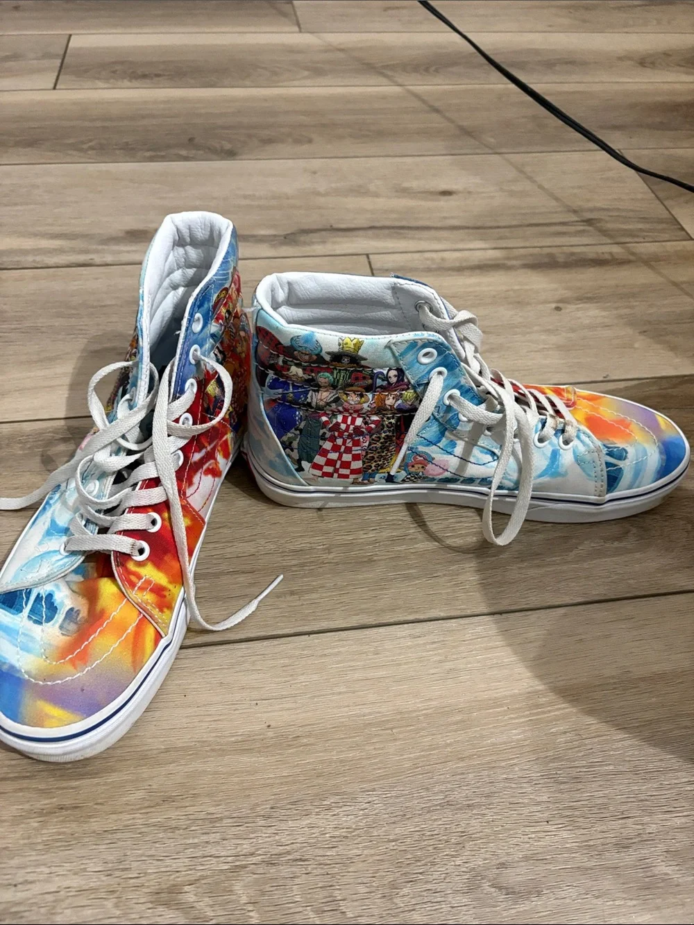 One Piece Anime Vans High-Top Sneakers